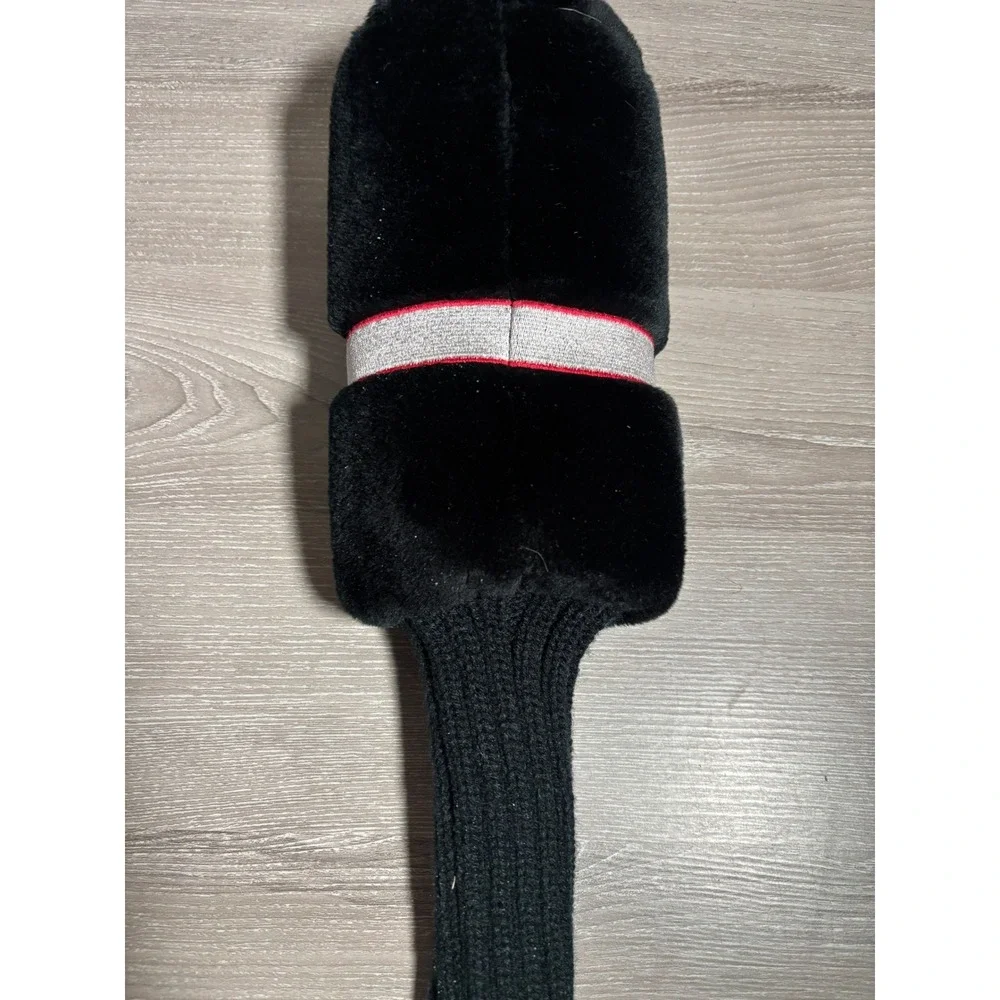 Callaway Big Bertha War Bird Sole Plate #1 Driver Headcover Black Knit Vintage